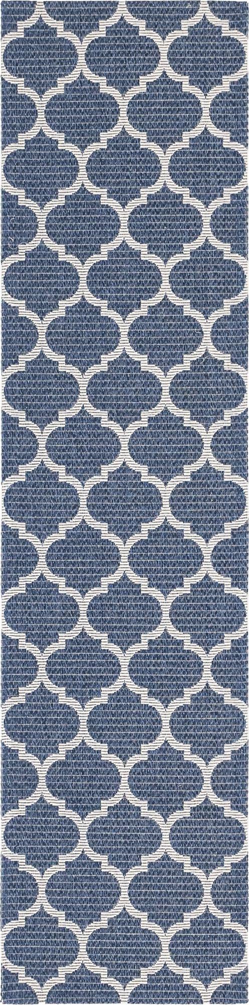 Savannah Elegance Collection Area Rug - Tybee Runner Navy Blue  lifestyle 45