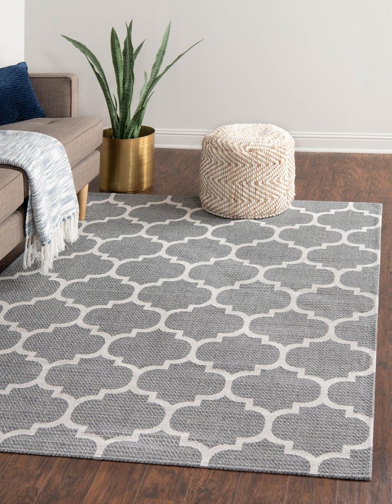Savannah Elegance Collection Area Rug - Tybee Rectangle Dark Gray  lifestyle 4