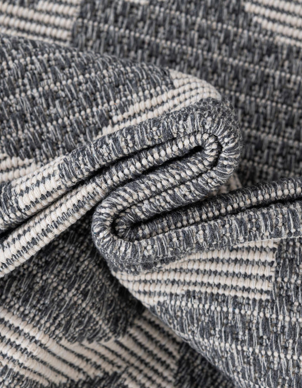 Savannah Elegance Collection Area Rug - Tybee Rectangle Dark Gray  lifestyle 22