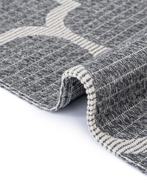 Savannah Elegance Collection Area Rug - Tybee Rectangle Dark Gray  lifestyle 28