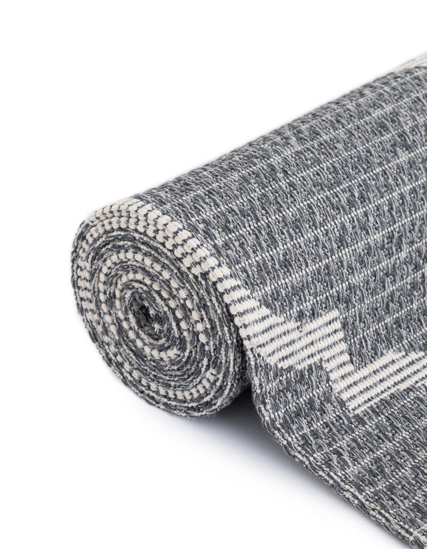 Savannah Elegance Collection Area Rug - Tybee Rectangle Dark Gray  lifestyle 33