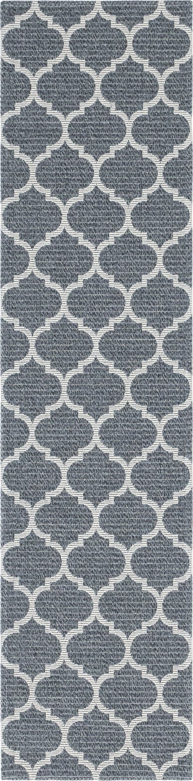 Savannah Elegance Collection Area Rug - Tybee Runner Dark Gray  lifestyle 44