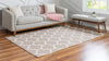 Savannah Elegance Collection Area Rug - Tybee Rectangle Taupe  lifestyle 14