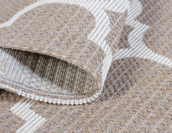Savannah Elegance Collection Area Rug - Tybee Rectangle Taupe  lifestyle 38
