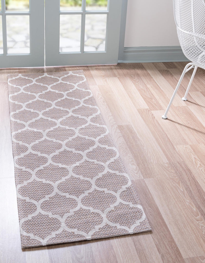 Savannah Elegance Collection Area Rug - Tybee Runner Taupe  lifestyle 76