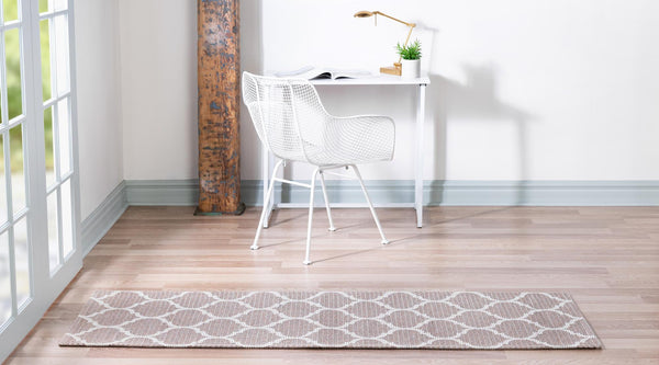 Savannah Elegance Collection Area Rug - Tybee Runner Taupe  lifestyle 88