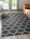 Savannah Elegance Collection Area Rug - Tybee Rectangle Black  lifestyle 10