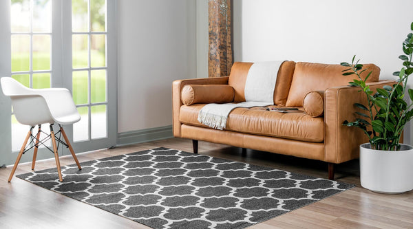 Savannah Elegance Collection Area Rug - Tybee Rectangle Black  lifestyle 16