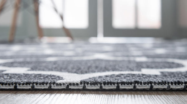Savannah Elegance Collection Area Rug - Tybee Rectangle Black  lifestyle 28