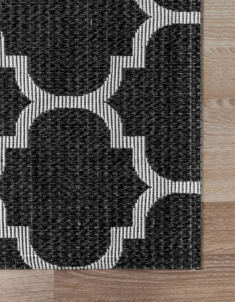 Savannah Elegance Collection Area Rug - Tybee Rectangle Black  lifestyle 52