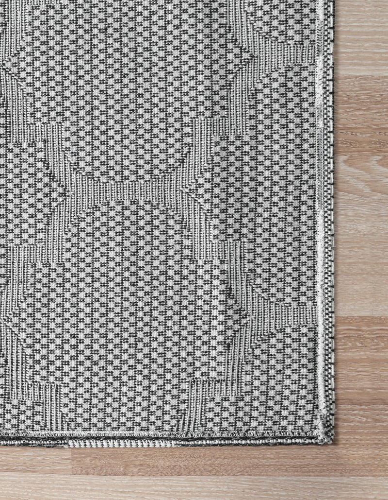 Savannah Elegance Collection Area Rug - Tybee Rectangle Black  lifestyle 58