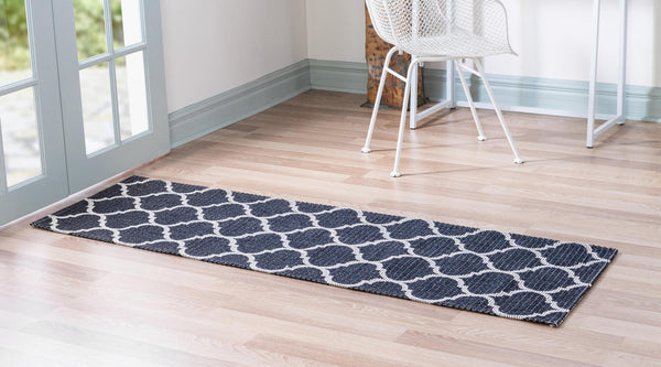 Savannah Elegance Collection Area Rug - Tybee Runner Black  lifestyle 84