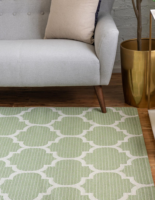 Savannah Elegance Collection Area Rug - Tybee Rectangle Green  lifestyle 18