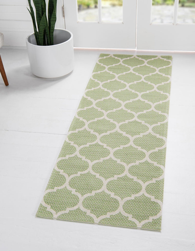 Savannah Elegance Collection Area Rug - Tybee Runner Green  lifestyle 79