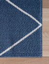 Savannah Elegance Collection Area Rug -  Skidaway Runner Navy Blue  lifestyle 42