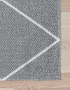 Savannah Elegance Collection Area Rug -  Skidaway Rectangle Dark Gray  lifestyle 18