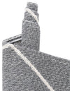 Savannah Elegance Collection Area Rug -  Skidaway Rectangle Dark Gray  lifestyle 48