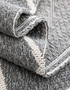 Savannah Elegance Collection Area Rug -  Skidaway Rectangle Dark Gray  lifestyle 50