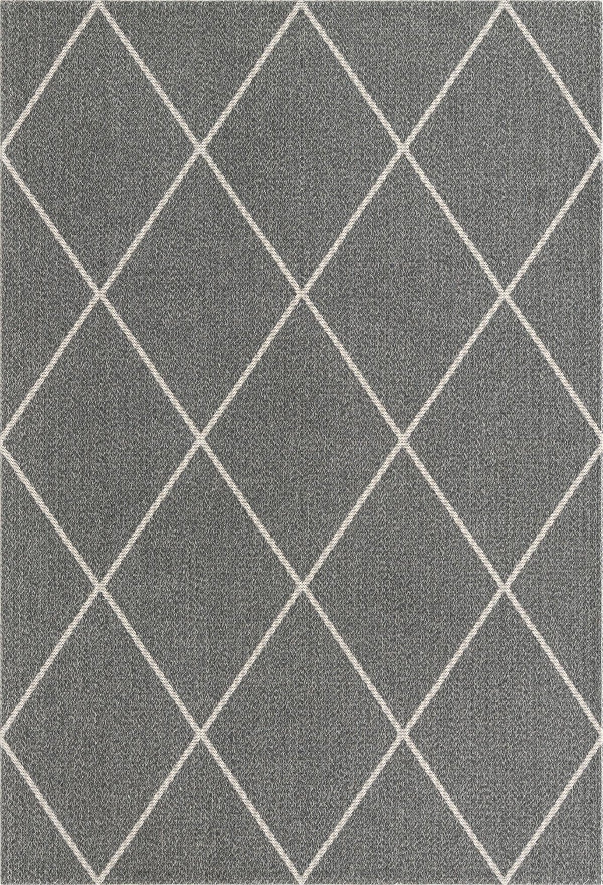 Savannah Elegance Collection Area Rug -  Skidaway Rectangle Dark Gray  lifestyle 2