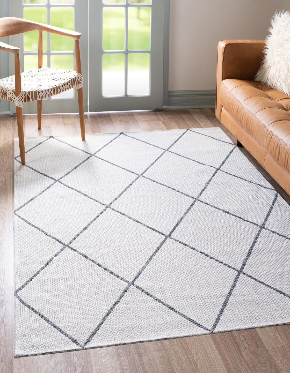 Savannah Elegance Collection Area Rug -  Skidaway Rectangle Ivory  lifestyle 7