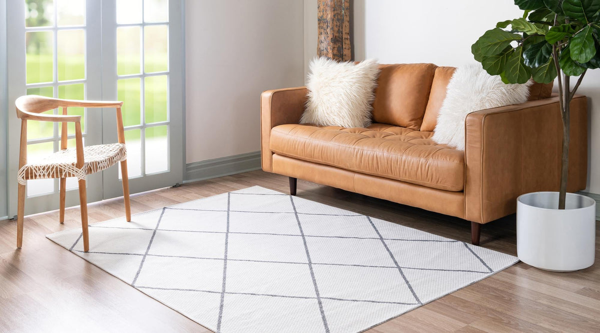 Savannah Elegance Collection Area Rug -  Skidaway Rectangle Ivory  lifestyle 11
