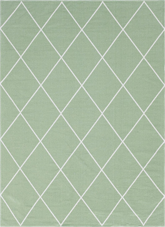 Savannah Elegance Collection Area Rug -  Skidaway Rectangle Green Main