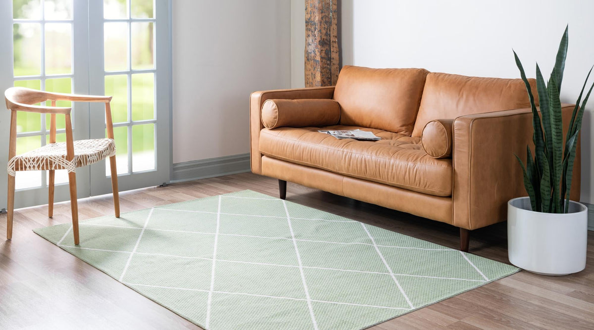 Savannah Elegance Collection Area Rug -  Skidaway Rectangle Green  lifestyle 5