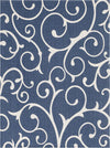 Savannah Elegance Collection Area Rug -  Ossabaw Rectangle Navy Blue  lifestyle 2