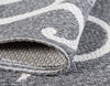 Savannah Elegance Collection Area Rug -  Ossabaw Runner Dark Gray  lifestyle 36