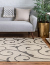 Savannah Elegance Collection Area Rug -  Ossabaw Rectangle Ivory  lifestyle 15