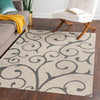 Savannah Elegance Collection Area Rug -  Ossabaw Rectangle Ivory  lifestyle 34