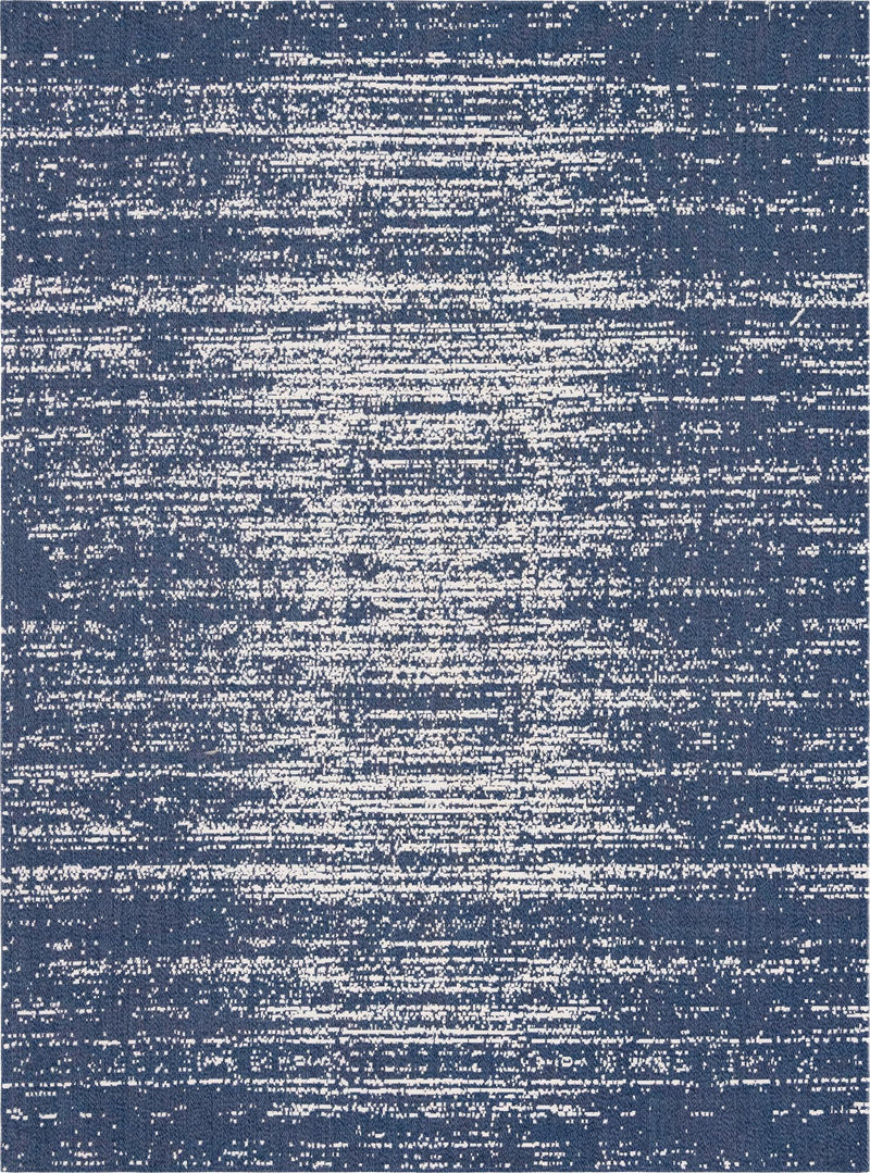 Savannah Elegance Collection Area Rug -  Cumberland Rectangle Navy Blue Main