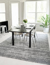 Savannah Elegance Collection Area Rug -  Cumberland Rectangle Dark Gray  lifestyle 8