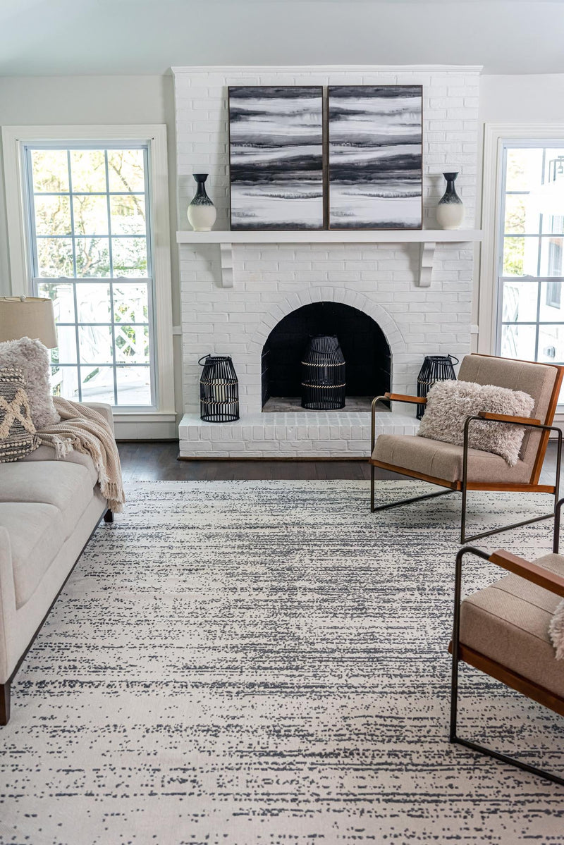 Savannah Elegance Collection Area Rug -  Cumberland Rectangle Ivory  lifestyle 27