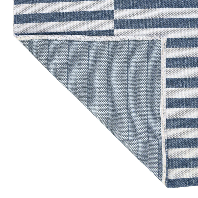 Savannah Elegance Collection Area Rug -  Jekyll Rectangle Navy Blue  lifestyle 27
