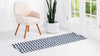 Savannah Elegance Collection Area Rug -  Jekyll Runner Navy Blue  lifestyle 56
