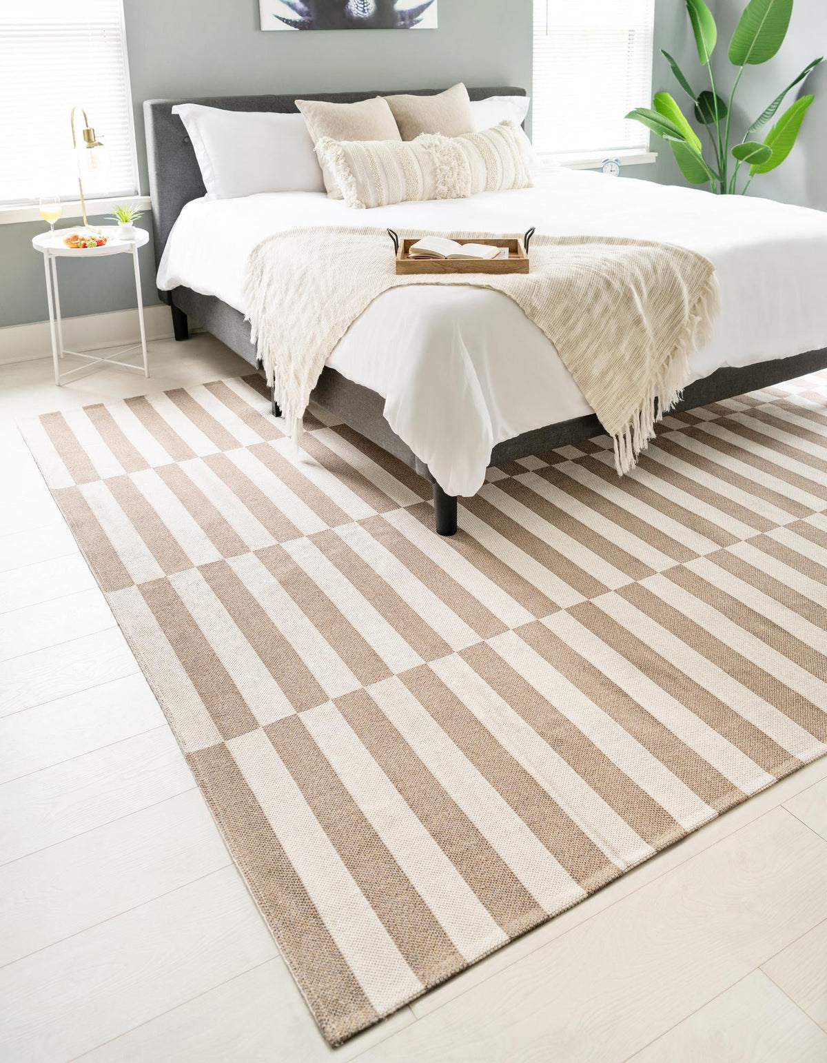Savannah Elegance Collection Area Rug -  Jekyll Rectangle Taupe  lifestyle 7