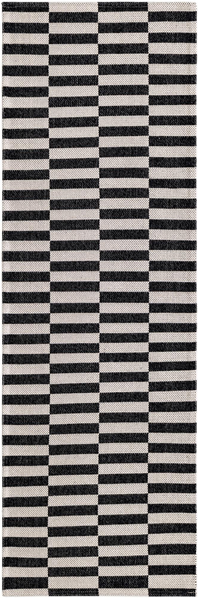 Savannah Elegance Collection Area Rug -  Jekyll Runner Black  lifestyle 36