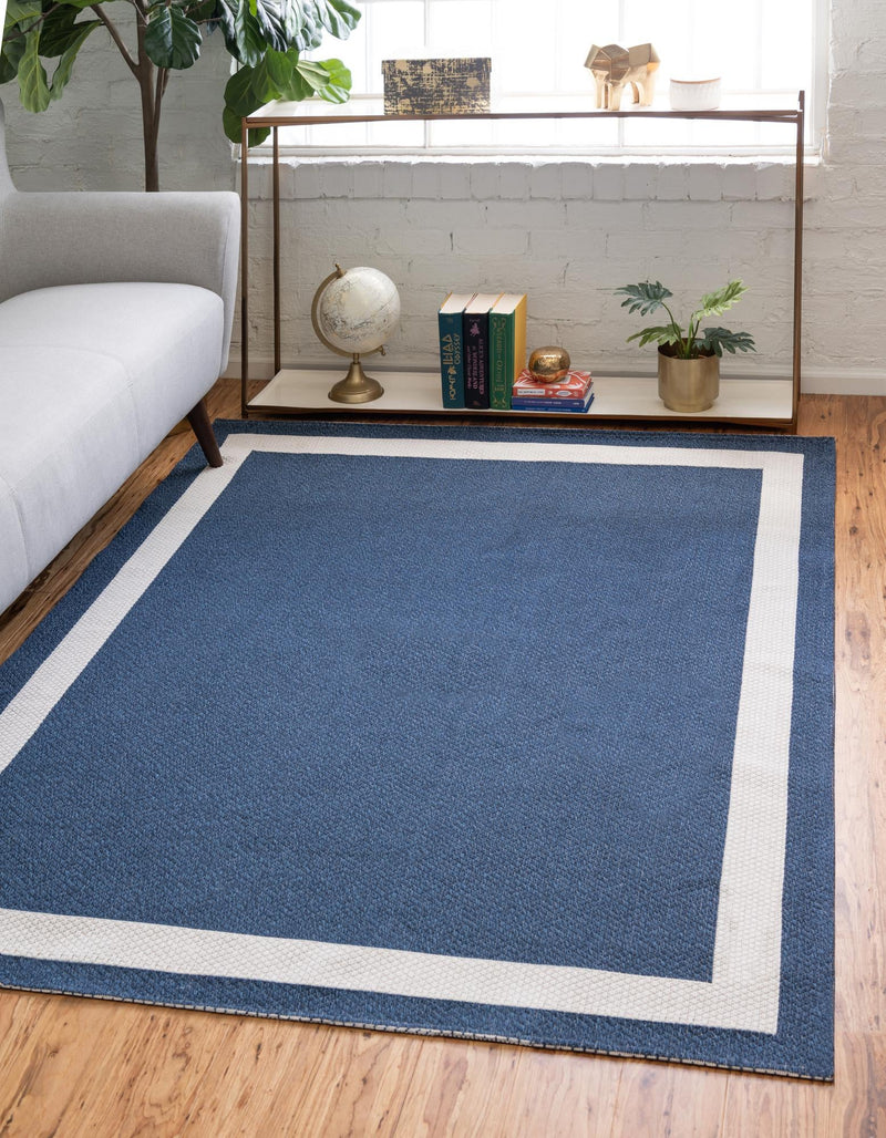 Savannah Elegance Collection Area Rug -  Talahi Rectangle Navy Blue  lifestyle 4