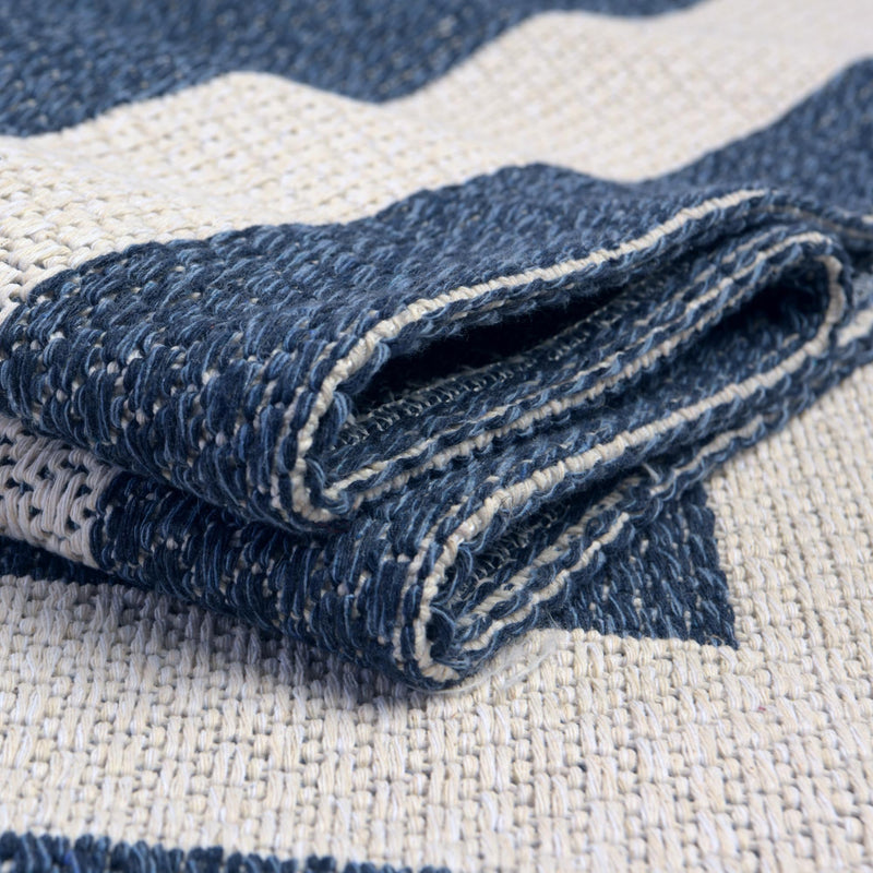 Savannah Elegance Collection Area Rug -  Talahi Rectangle Navy Blue  lifestyle 23