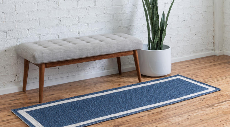 Savannah Elegance Collection Area Rug -  Talahi Runner Navy Blue  lifestyle 32