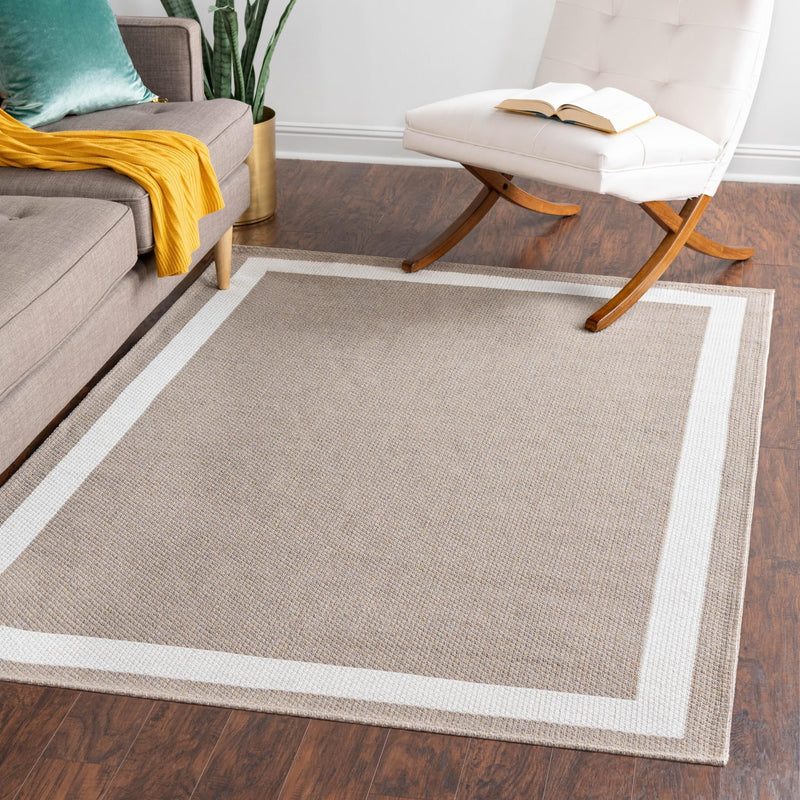 Savannah Elegance Collection Area Rug -  Talahi Rectangle Taupe  lifestyle 25