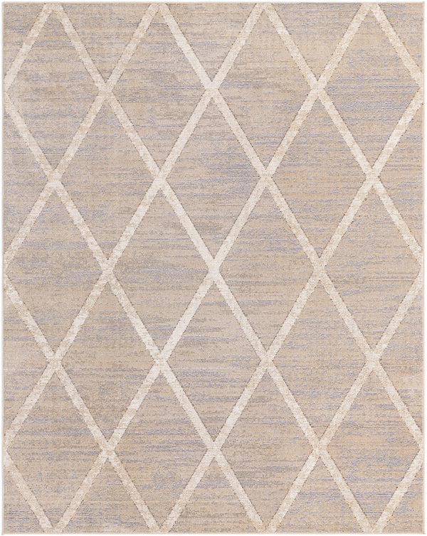 Celestial Luminescence Collection Area Rug - Aurora Rectangle Beige  lifestyle 2