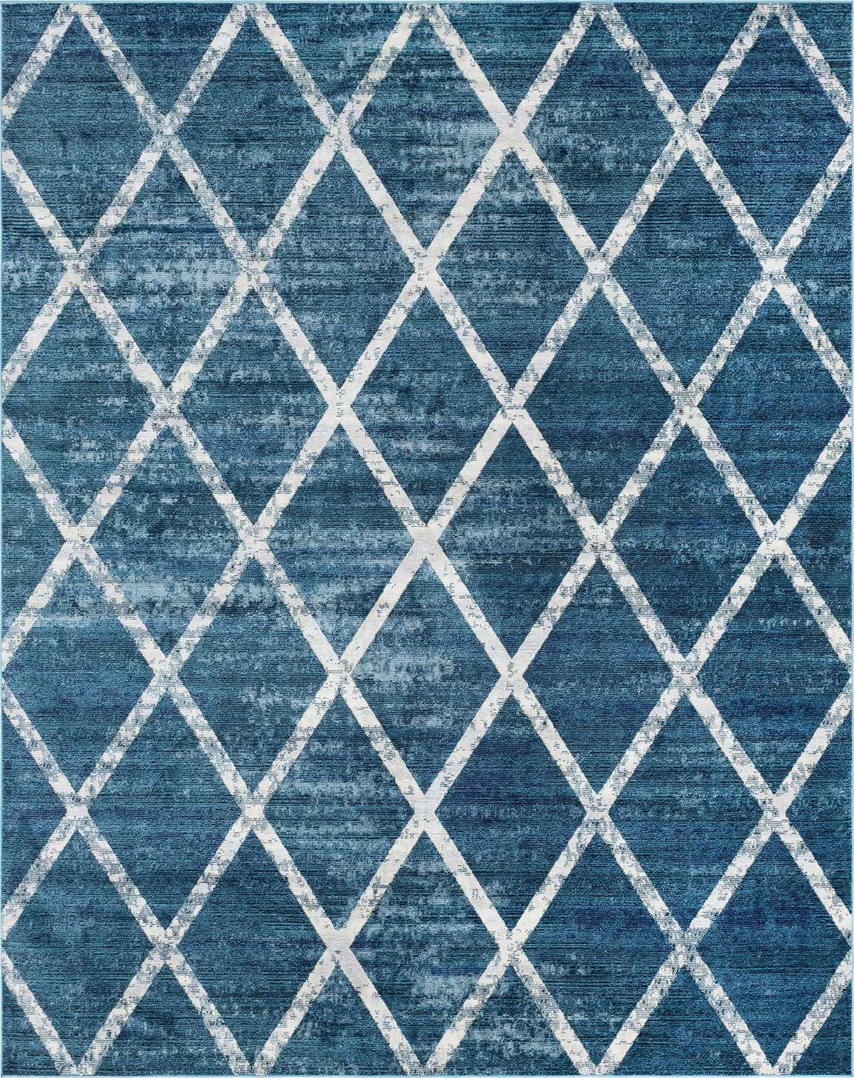Celestial Luminescence Collection Area Rug - Aurora Rectangle Navy Blue  lifestyle 5