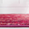 Celestial Luminescence Collection Area Rug -  Nebula Rectangle Red  lifestyle 20