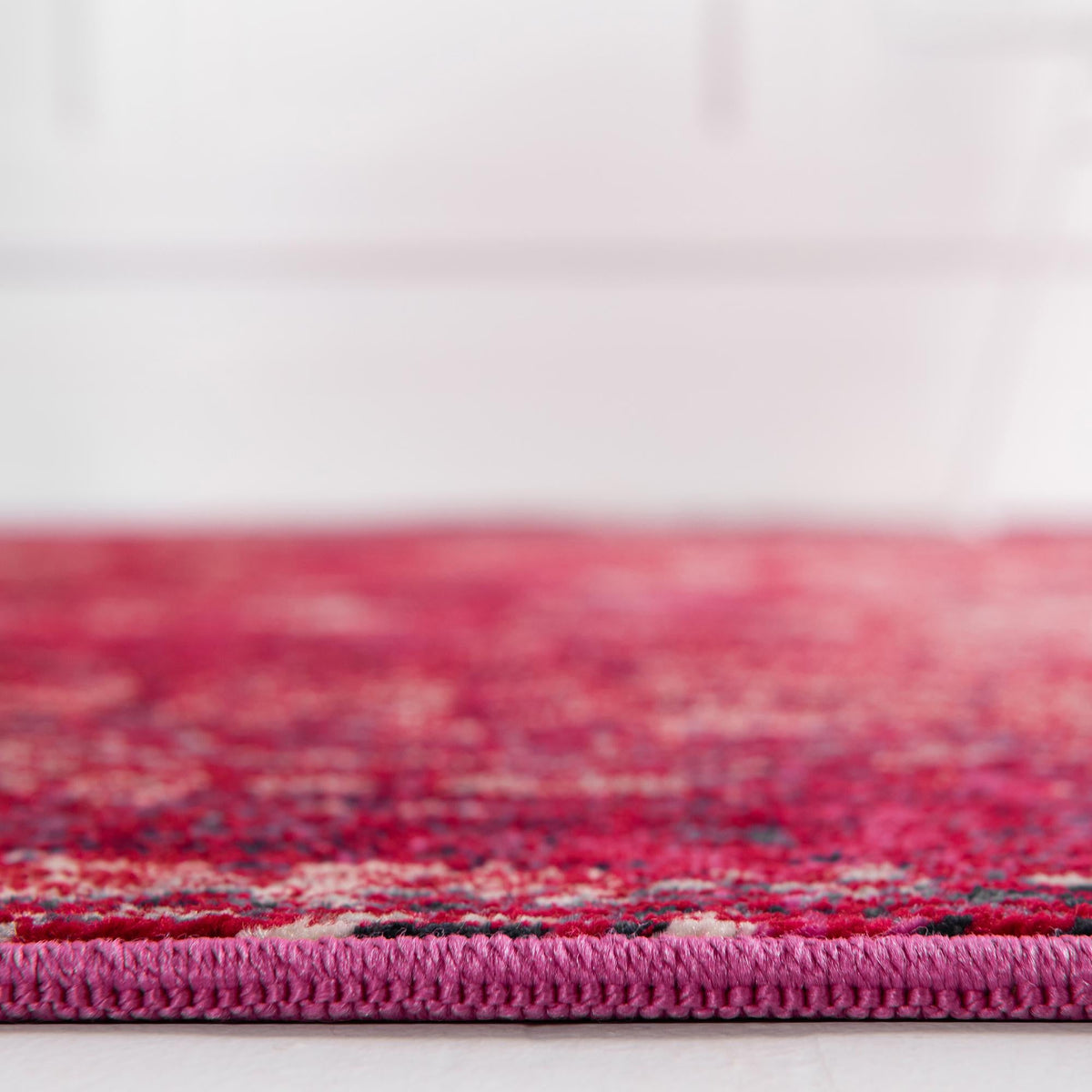 Celestial Luminescence Collection Area Rug -  Nebula Rectangle Red  lifestyle 20