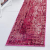 Celestial Luminescence Collection Area Rug -  Nebula Runner Red  lifestyle 49