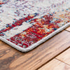 Celestial Luminescence Collection Area Rug -  Nebula Rectangle Gray  lifestyle 21