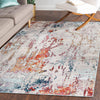 Celestial Luminescence Collection Area Rug -  Nebula Rectangle Gray  lifestyle 36