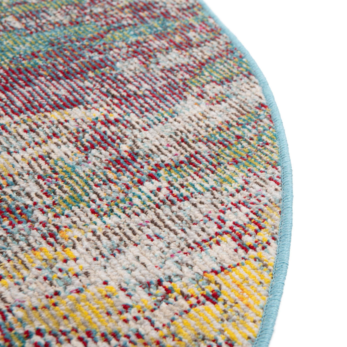 Celestial Luminescence Collection Area Rug -  Nebula Round Multi  lifestyle 96
